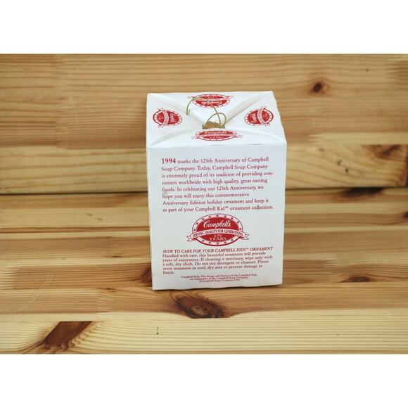 Campbells Collector's Edition Christmas Ornaments 1990 Vintage Lot of 6 - Picture 3 of 5